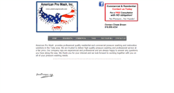 Desktop Screenshot of americanprowash.com