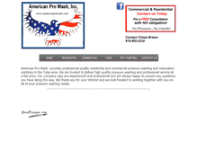 Tablet Screenshot of americanprowash.com